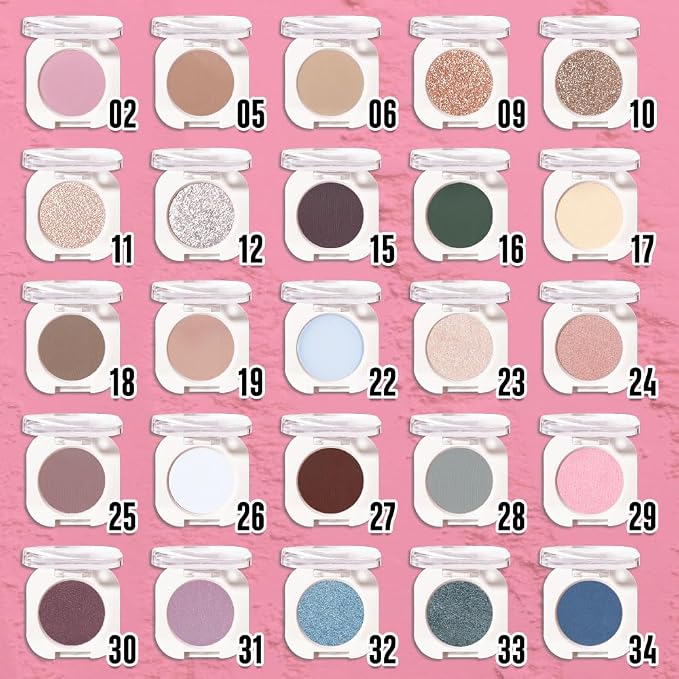 Light Pink Peach Single Matte Eyeshadow Makeup, Neutral Powde Eye Shadow - Image 3