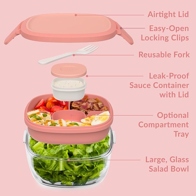 Bentgo Glass All-in-One Salad Container - Image 5
