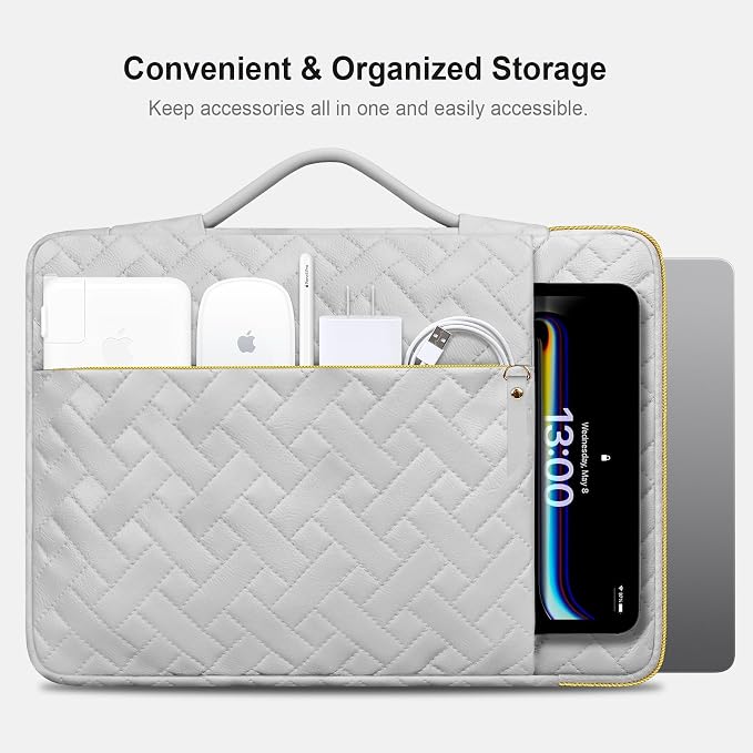 Lacdo 360° Protective 15-15.6 Inch Laptop Sleeve Case - Image 3