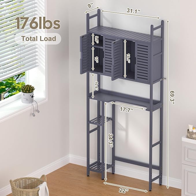 Over The Toilet Storage Cabinet - Image 3