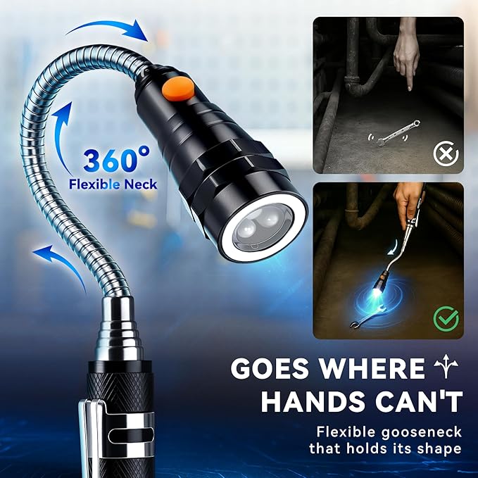 VIBELITE Extendable Magnetic Flashlight - Image 7