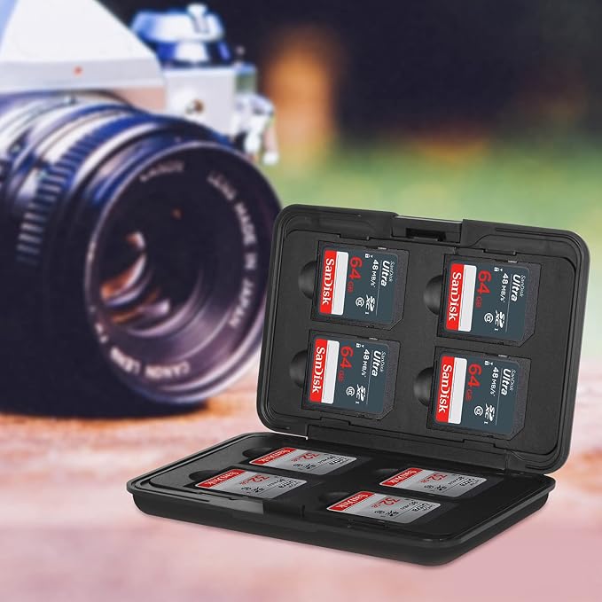 Aluminum Shock Resistant Carrying Box Holder Memory Card Storage Box Case - Image 7