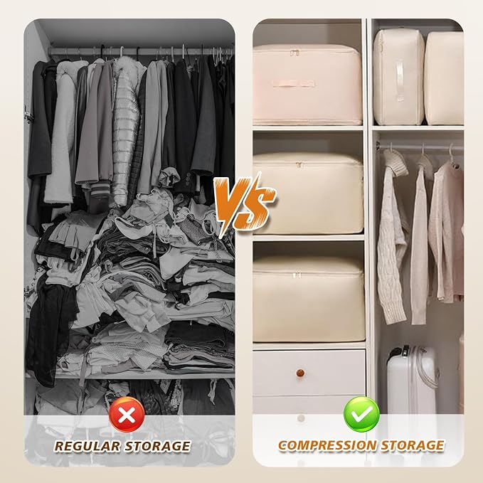 135L Large Capacity Ultra Space-Saving Self Compression Storage Bags, 3-Layer - Image 5