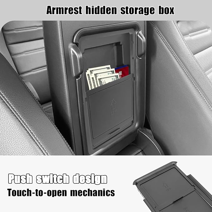 4PCS Center Console Organizer Compatible - Image 7