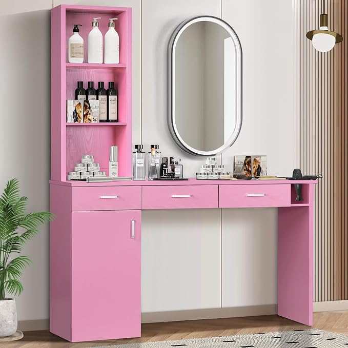 4ever2buy Barber Station for Hair Stylist, Salon Wall Station - Image 8