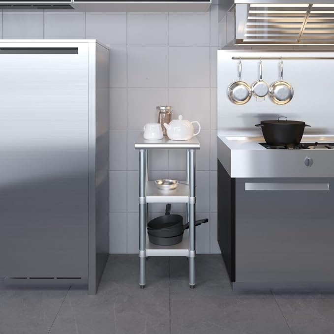 AmGood Stainless Steel Work Table - Image 8