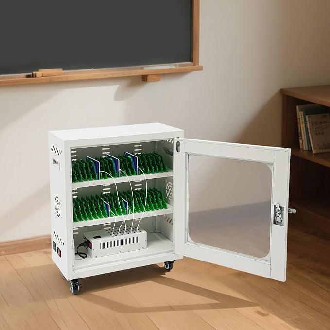 40-Slot Cell Phone Charging Station Cabinet - Image 2