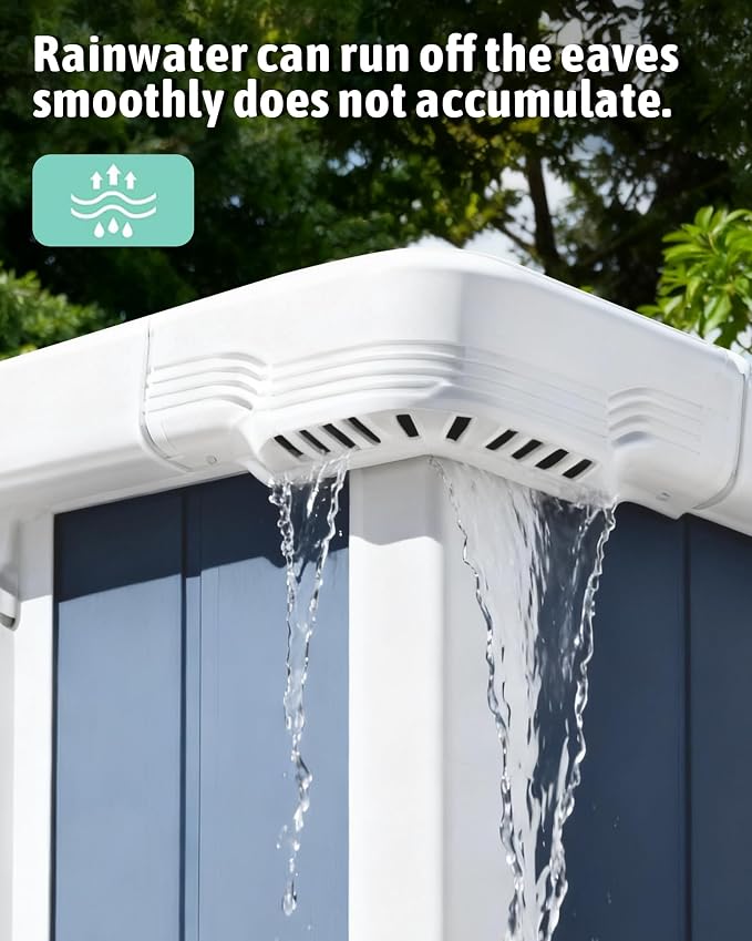 5x3 ft Outdoor Storage Shed - Image 4