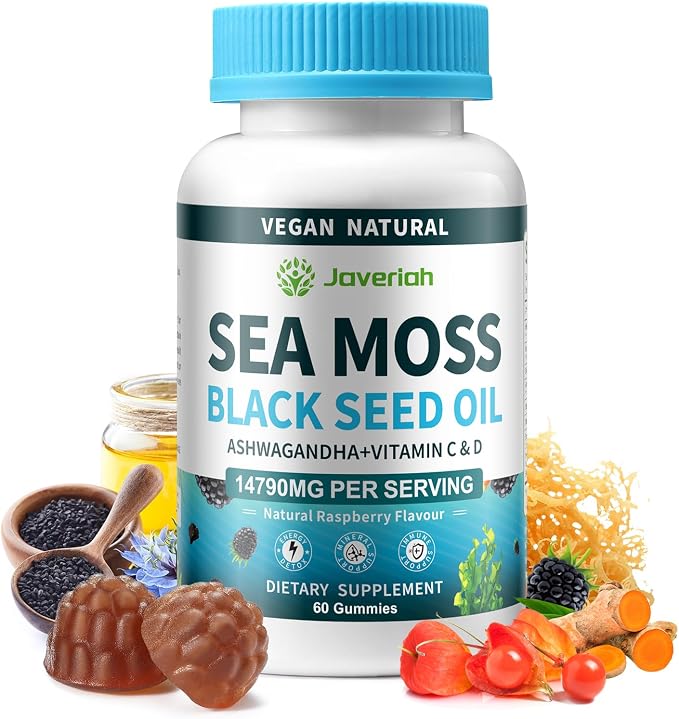 Vegan Ashwagandha Sea Moss Gummies by Yourhealthylivingspecialist