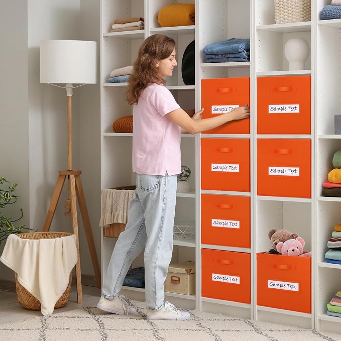 artsdi 11x11 storage cube bins Foldable Fabric storage cubes - Image 5