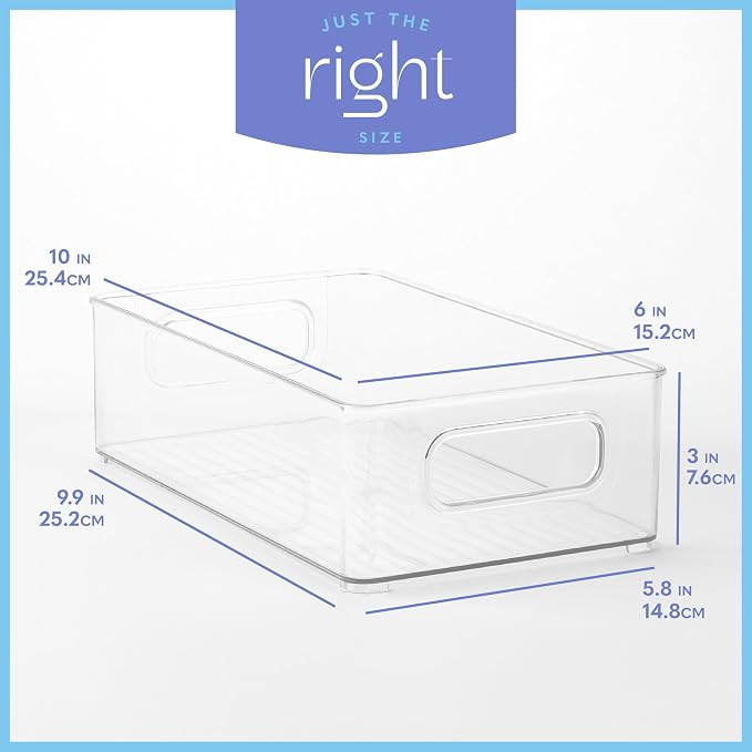 primebox 6 Pack Clear Plastic Organizing Container - Image 3