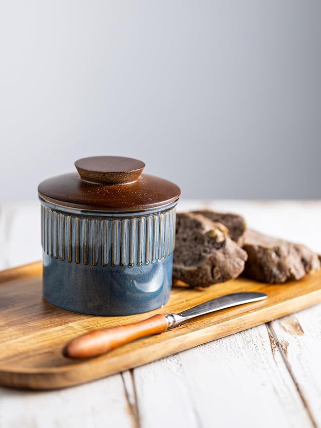 Ceramic Butter Dish with Lid, Butter Crock - Image 7