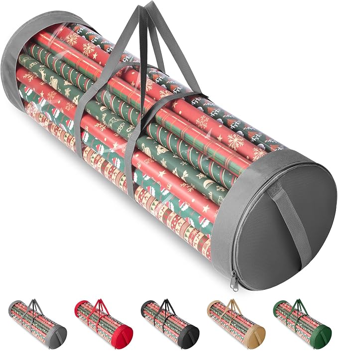 BALEINE Christmas Wrapping Paper Organizer Storage by BALEINE