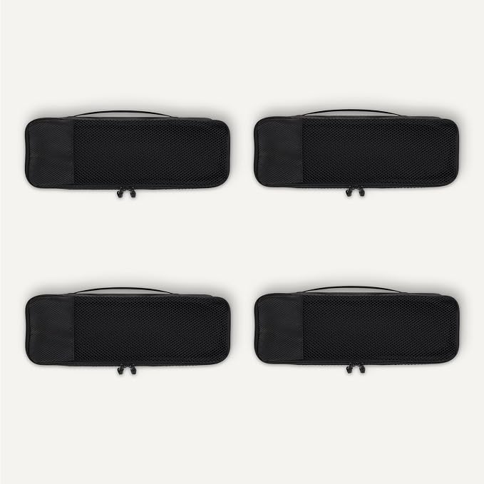 Amazon Essentials 4-Piece Packing Cubes Travel Accessories Set, Luggage - Image 5