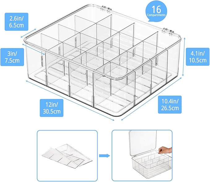 Tea Bags Organizer with Lids - Image 2