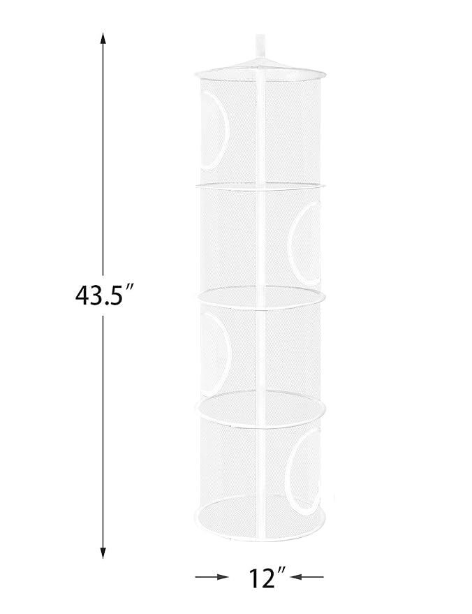 Libeder Mesh Hanging Storage Space Saver Bags Organizer, Foldable Storage - Image 5
