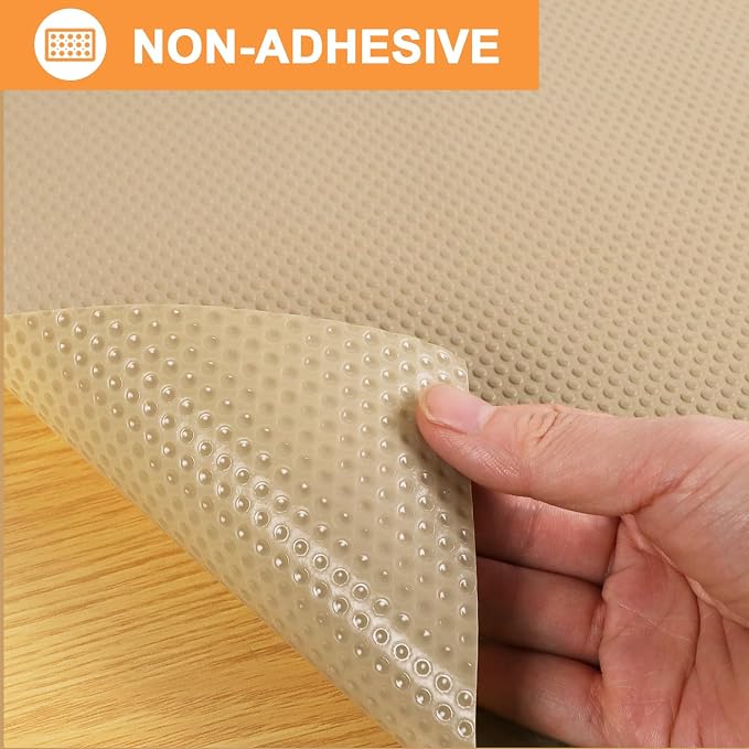 Shelf Liners for Kitchen Cabinets Khaki - Image 4
