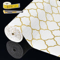 Shelf Liners for Kitchen Cabinets 23in x 20FT Non Adhesive Drawer Liner Gold by Adwann