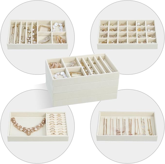 ProCase Stackable Jewelry Organizer Trays - Image 4