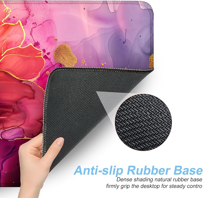 Floral Mouse Pad XXL – Large Desk Mat - Image 3