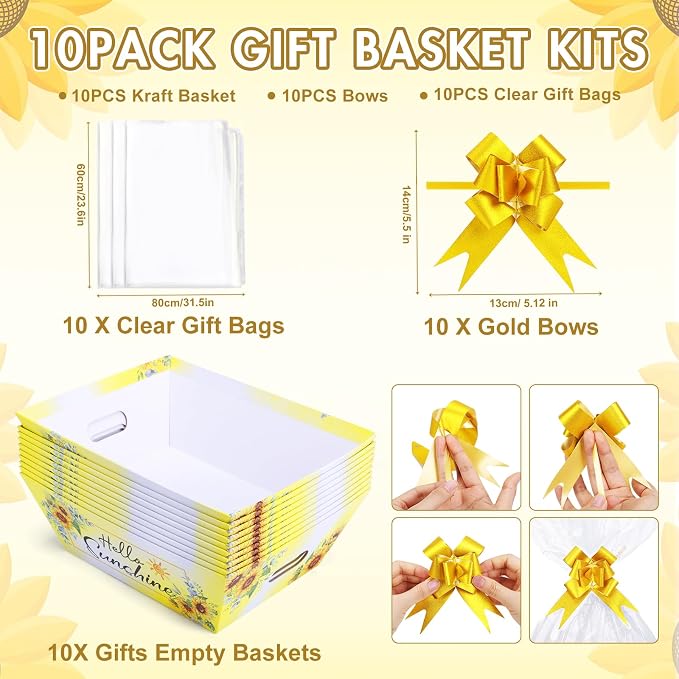 AFOROEOA 10PACK Sunshine Baskets - Image 4