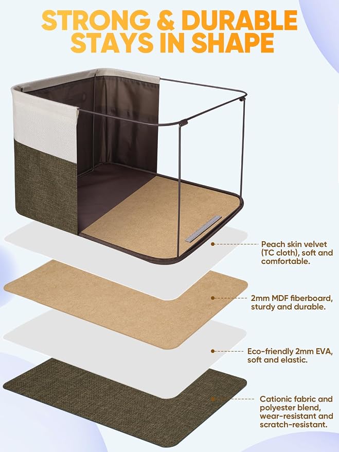 BALEINE 1 Pack Fabric Storage Bins - Image 3