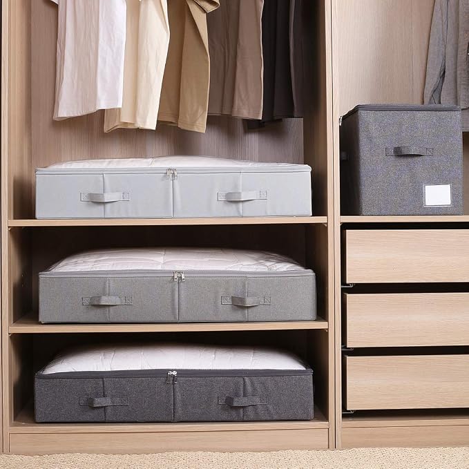 iwill CREATE PRO 31.5" Length Spacious Visible Lidded Under Bed Storage Bins - Image 5