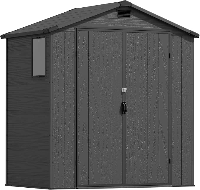Devoko 6x4 FT Plastic Outdoor Storage Shed by DEVOKO