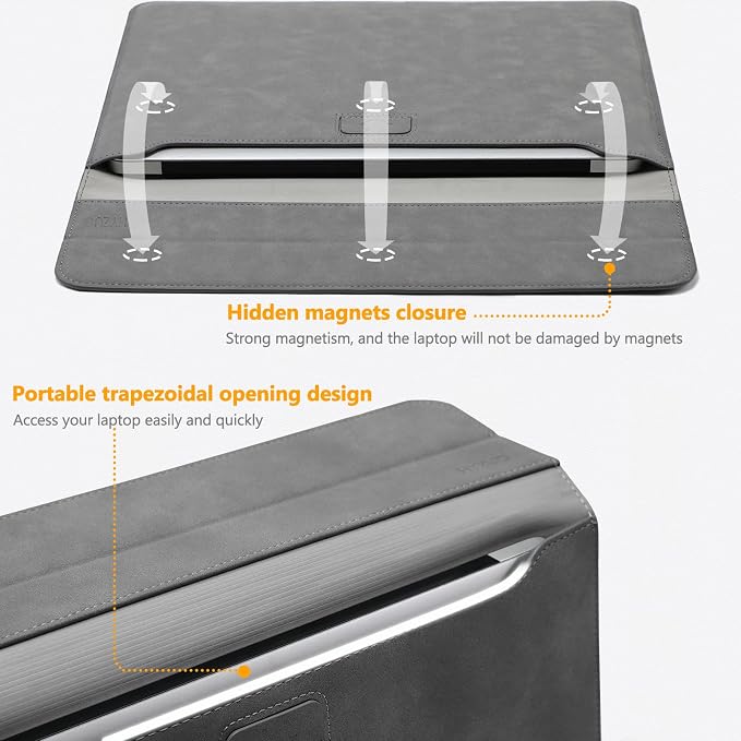 HYZUO 13.3-14 Inch Laptop Sleeve Case - Image 4