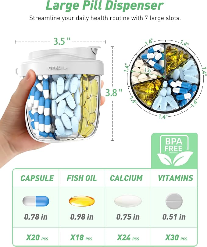 Pill Organizer, Pill Dispenser - Image 2