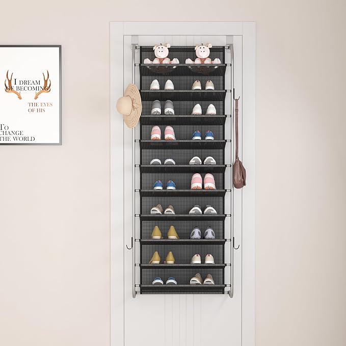 10 Tier Shoe rack Hanging Shoe Storage the door shoe rack - Image 4