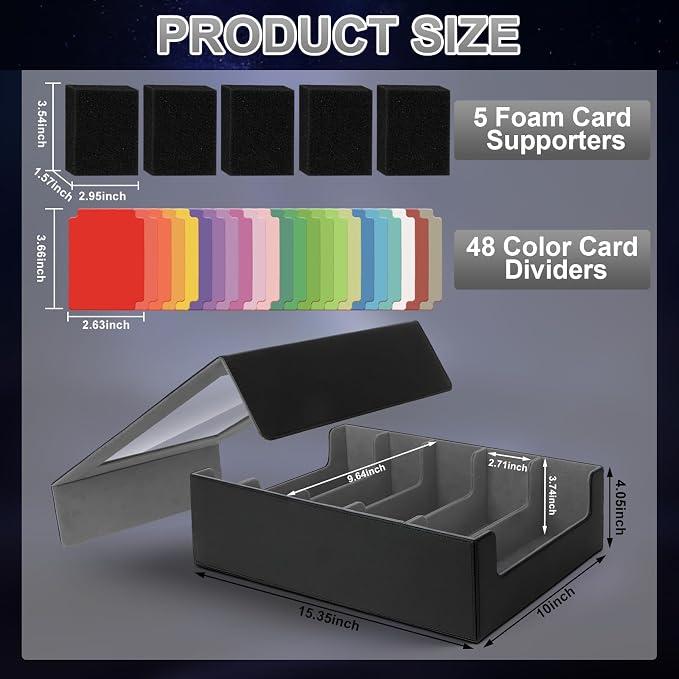 AOBOPLE Trading Card Storage Box, 3900+Card Box Storage - Image 5