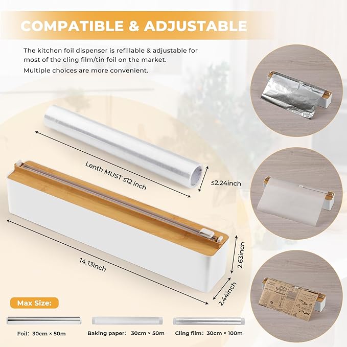 Magnetic Plastic Wrap Dispenser - Image 6