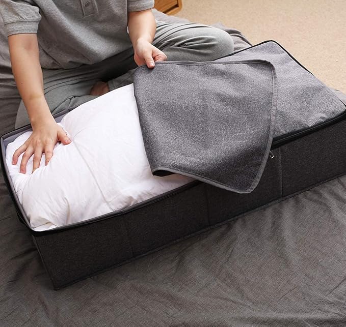 AMJ Foldable Under Bed Storage Basket Container - Image 6
