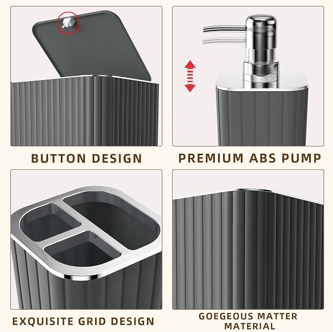 26PC Bathroom Accessories Set - Image 7