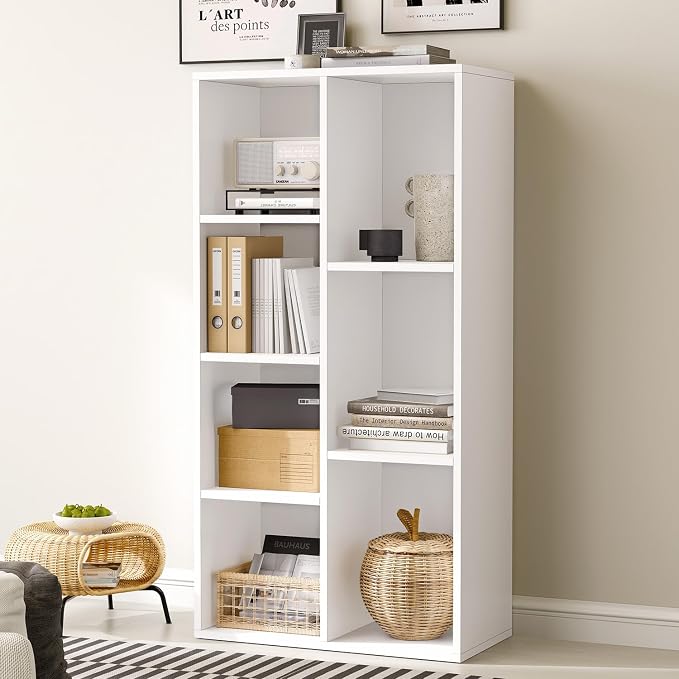oneinmil 7 Cube Bookshelf, Stackable Bookcase by oneinmil