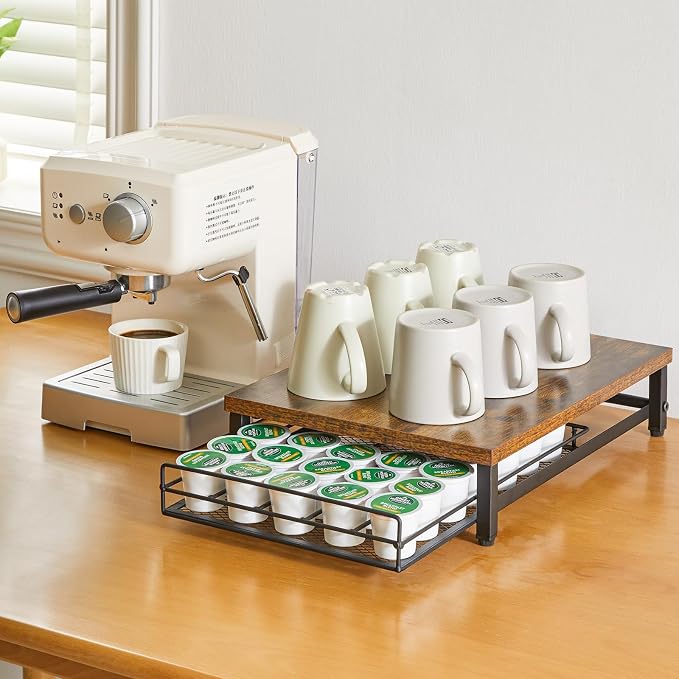IBUYKE Wooden Coffee Pod Holder - Image 3