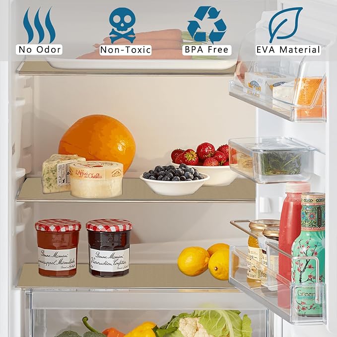 HooTown Kitchen Shelf Liner Drawer Liners, 23.6"W x 196.8"L Non-Adhesive - Image 2