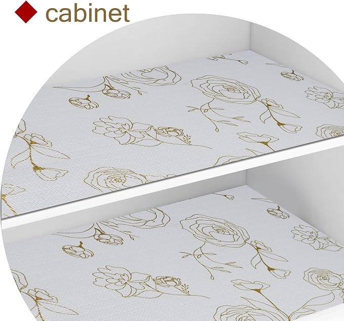 Moriah Shelf Liner for Kitchen Cabinet Non-Adhesive, Thickened Drawer Liner No - Image 7