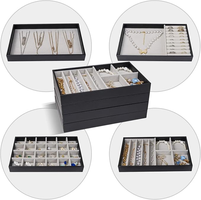 ProCase Stackable Jewelry Organizer Trays - Image 4