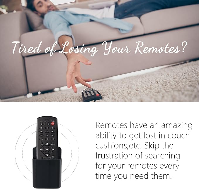 2 Pcs Remote Control Holder Wall Mount, TV Controller Holder, Self Adhesive - Image 2