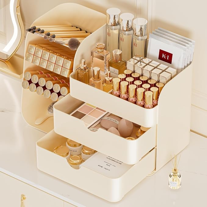 Makeup Organizer with Drawers, Large Capacity Countertop Organizer - Image 4