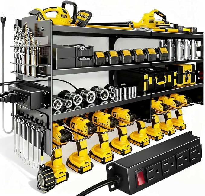 Heavy Duty Power Tool Organizer Wall Mount by Unknown
