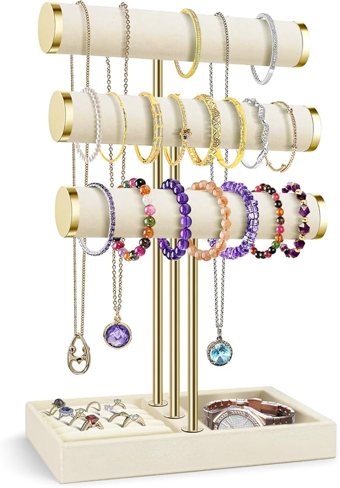 Flexzion 3 Tier Bracelet Holder Display Stand by Flexzion