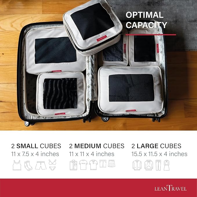 LeanTravel Compression Packing Cubes - Image 2