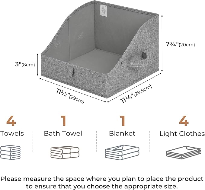GRANNY SAYS Closet Storage Bins, Clothes Organizer and Storage Bins, Trapezoid - Image 7
