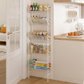 bukfen Behind The Door Organizers, 5-Tier Narrow Bathroom Kitchen Shelf by bukfen