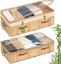 Livole Bamboo Under Bed Storage by Livole