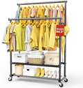 Double Rod Clothing Rack Heavy Duty by ANTIWAR