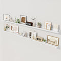 Axeman 72 Inch White Floating Shelves by Axeman